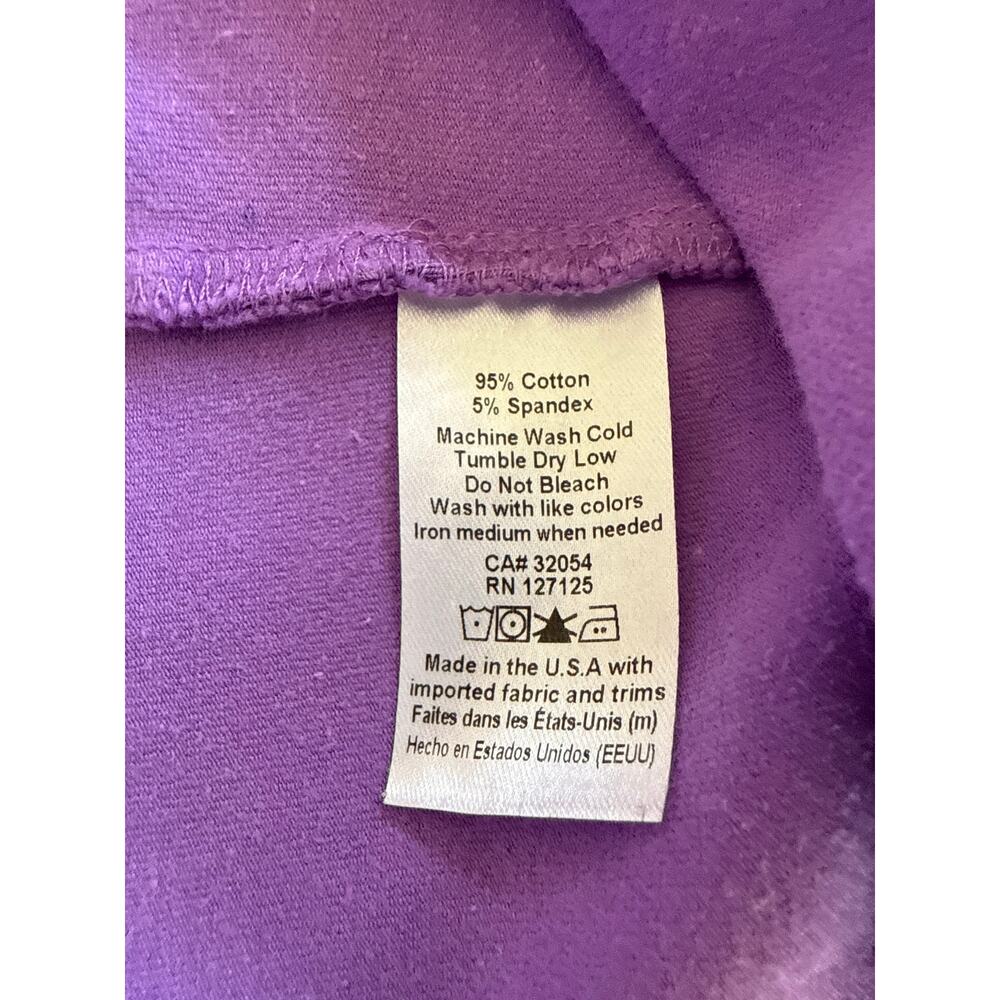 Loup Purple Fosse Midi Dress 3/4 Sleeve Scoop Neck Fit & Flare Size Medium - Picture 7 of 8